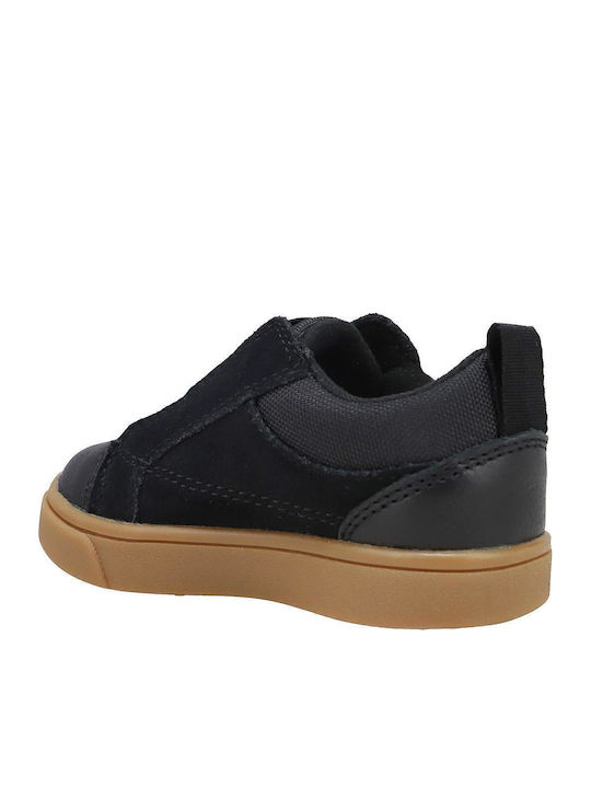 Rennon Low Kids Sneakers with Scratch Black