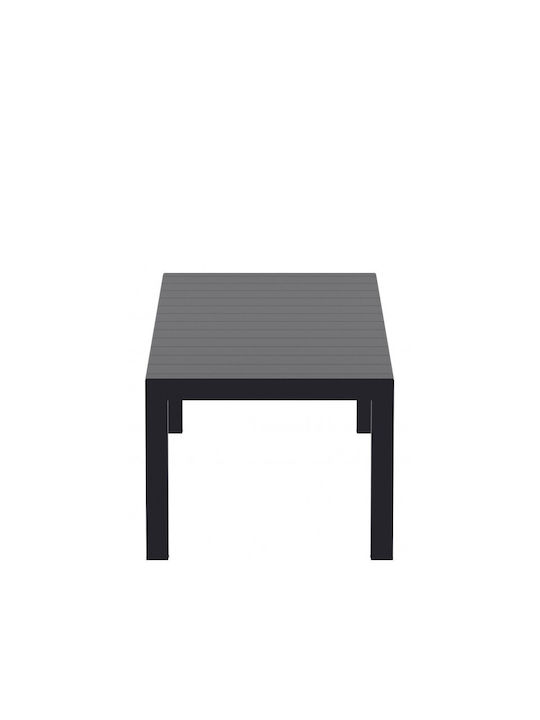 Tisch Ausziehbar Vegas Black 260x100x75cm