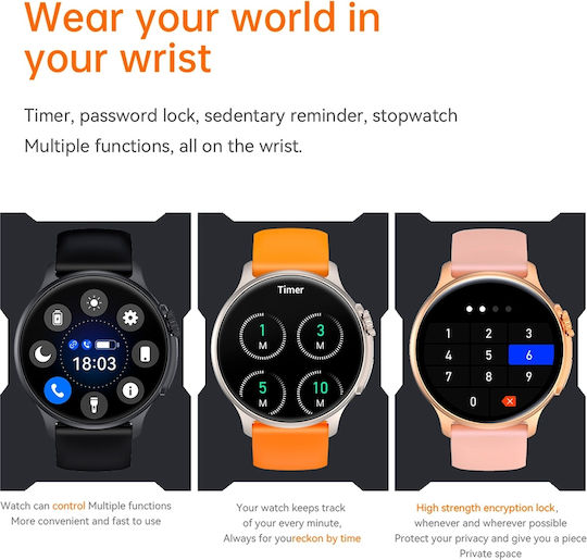 Aoke K58 Smartwatch (Orange)