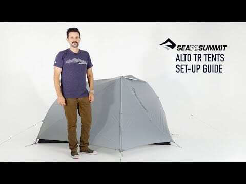 Sea to Summit Alto TR2 Plus Ultralight Summer Camping Tent Green with Double Cloth for 2 People 215x135x109cm