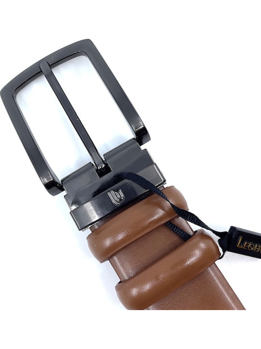 Ανδρική Ζώνη Δερμάτινη Tan Leather