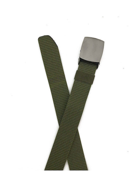 Men's Fabric Webbing Belt Belt Khaki
