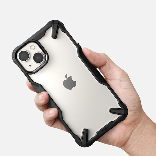 Ringke Fusion X Back Cover Σιλικόνης Μαύρο (iPhone 14 Plus)