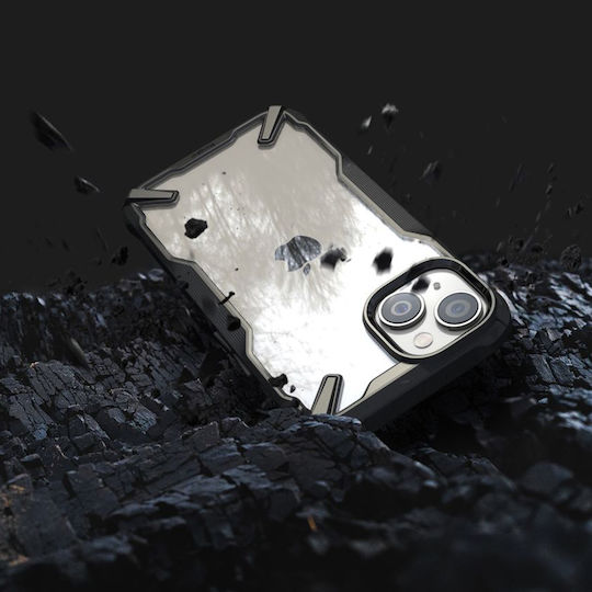 Ringke Fusion X Back Cover Σιλικόνης Μαύρο (iPhone 14 Plus)