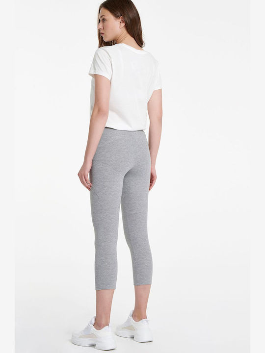 SugarFree Women's Capri Legging Gray