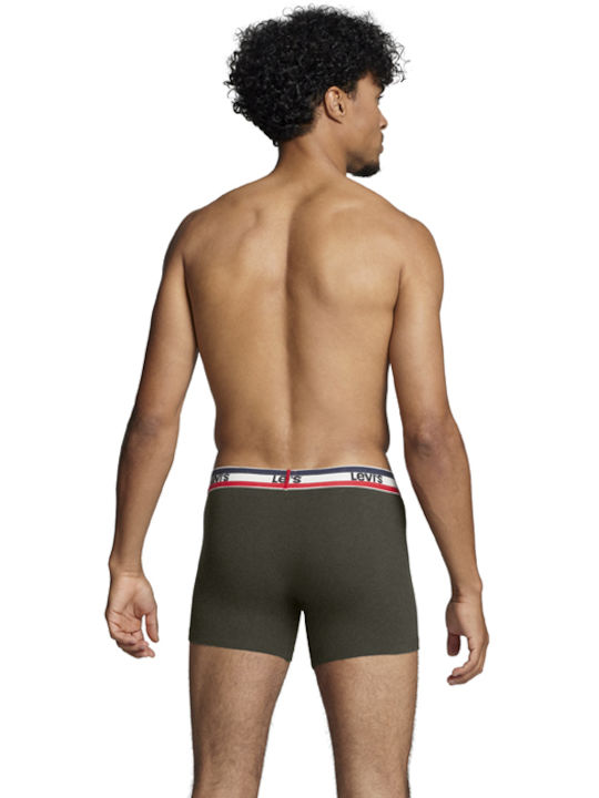 Ανδρικά Μποξεράκια Black/Grey/Olive 3Pack