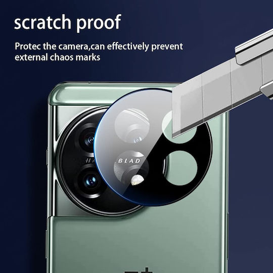 Techsuit Full Προστασία Κάμερας Tempered Glass Μαύρο για το OnePlus 11