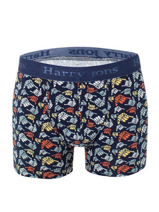 Surf Men's Boxer Blue with Patterns