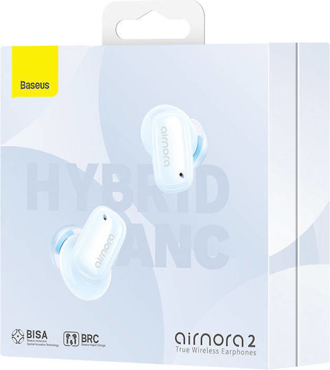 Baseus Air Nora 2 In ear Bluetooth хендсфри Слушалки с Кутийка за Зареждане Син