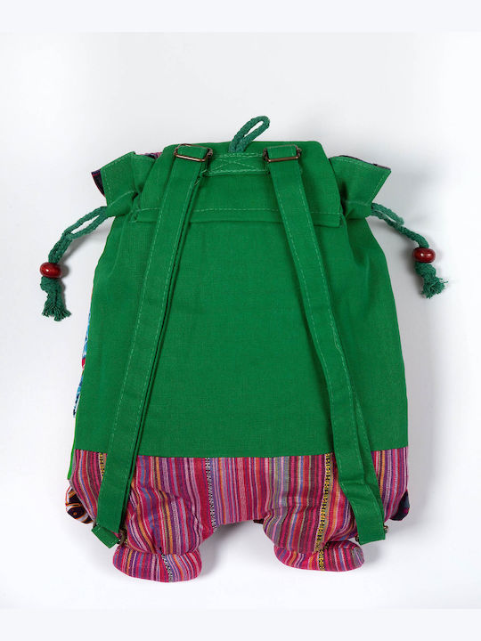 Silk Fashion Bufniță Geantă pentru Copii Rucsacuri Verde 28bucx35buccm.