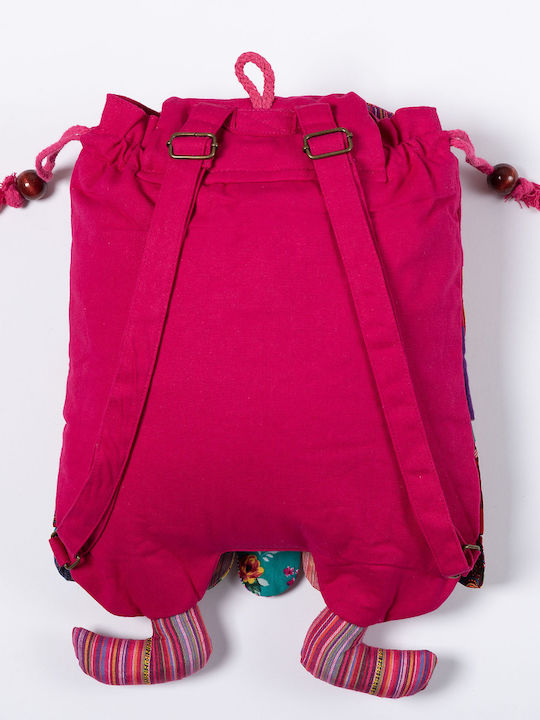 Silk Fashion Bufniță Geantă pentru Copii Rucsacuri Fuchsia 30buccm.