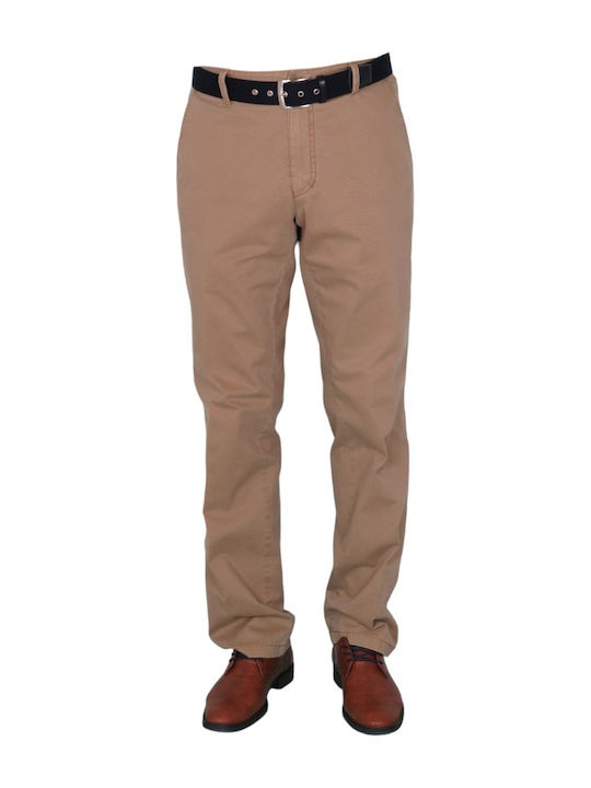 Sunwill 205371N 7152 725B Men's Cotton Trousers in Classic Camel Fit