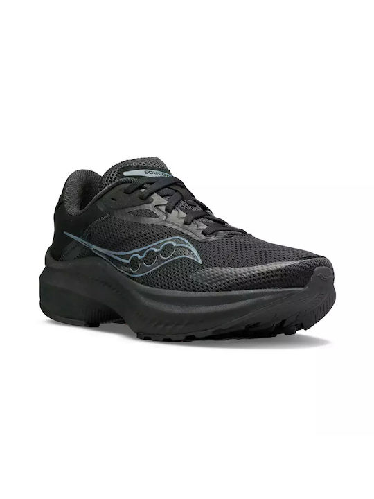 Saucony Axon 3 Ανδρικά Αθλητικά Παπούτσια Trail Running Μαύρα