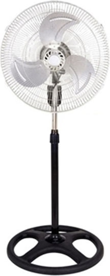 Mistral Plus Ανεμιστήρας Ορθοστάτης 65W Διαμέτρου 45cm Μαύρος