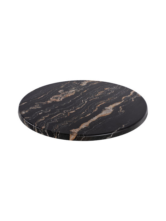 HomeMarkt Στρογγυλή Επιφάνεια Τραπεζιού Werzalit Black Gold 60x60cm HM5227.15