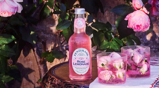 Fentimans Rose Limonade mit Kohlensäure, Biologisch in Flasche 275ml