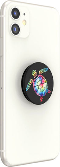 PopSockets PopGrip Κινητού Psychedelic Turtle