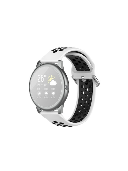 Dual Color Strap White / Black (Amazfit Stratos 2s/3) Dual Color Strap White / Black (Amazfit Stratos 2s/3)