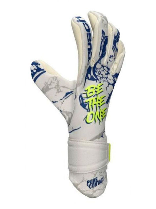 Reusch Pure Contact Gold X Adults Goalkeeper Gloves White