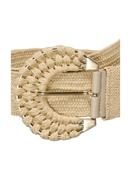 Only Wide Women's Belt Beige