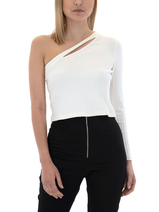 BLACK n BLACK TOP WOMEN BLACK & BLACK ΕΚΡΟΥ (W22B2160-OFF-WHITE)