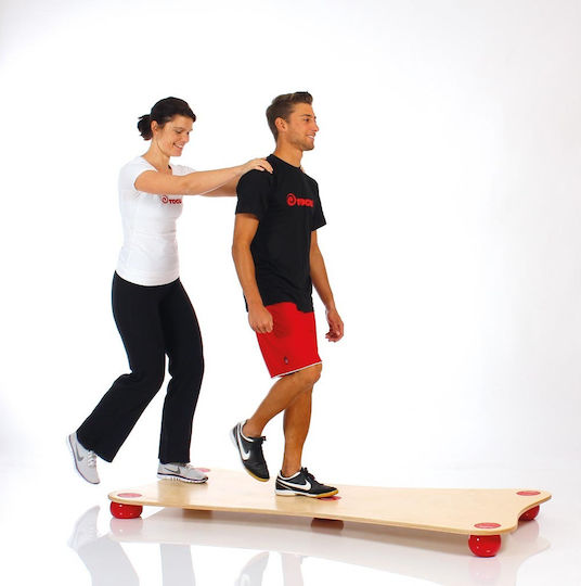 Togu Balanza Ballstep Πλατφόρμα Ισορροπίας Μπεζ 180x60x15cm
