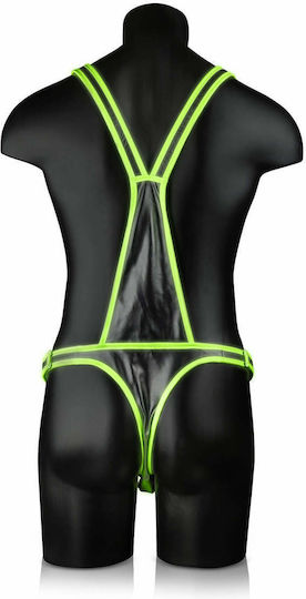 Shots Glow In The Dark Harness Body Πράσινο