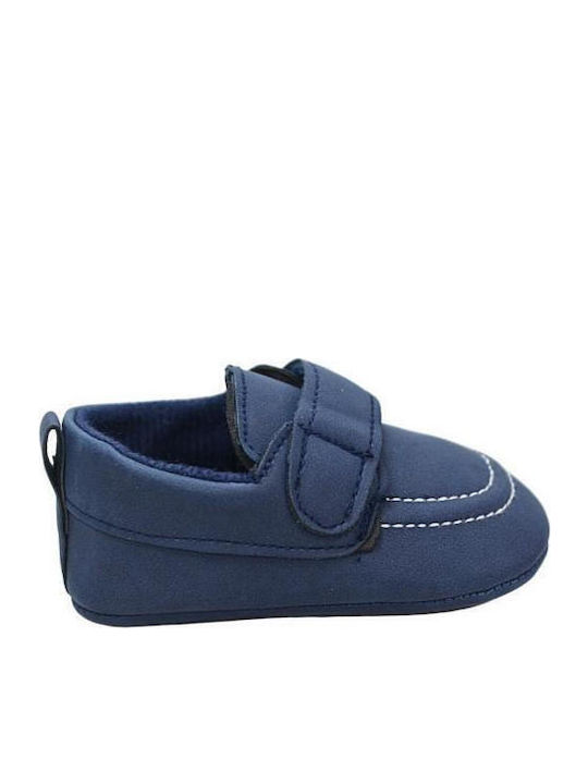 Childrenland Baby Moccasins Blue