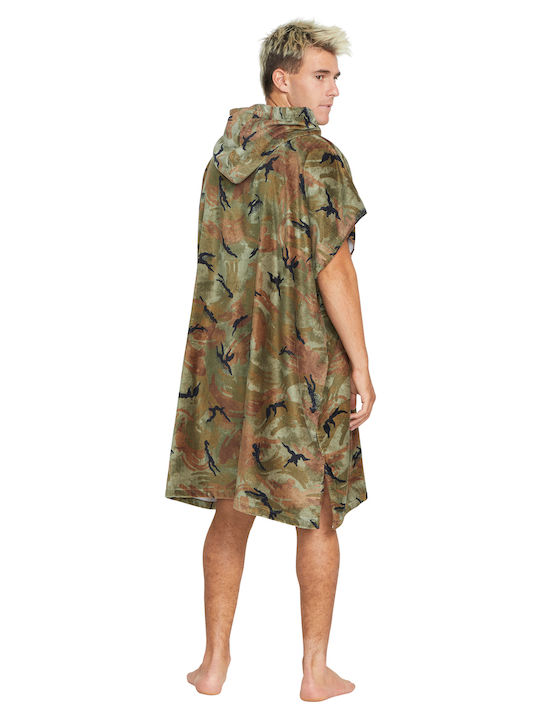 Volcom Surf Vitals Jack Robinson Πόντσο Θαλάσσης Cotton Green