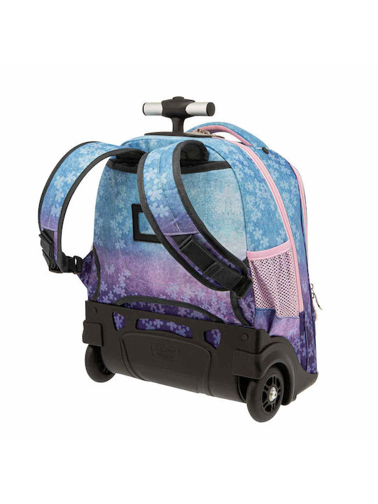 Polo Rollende Schulranzen Trolley Grundschule mit Flaschenhalter Butterflies 30lt 35 x 21 x 42cm
