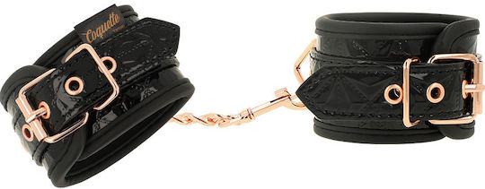 Dream Love Coquette Fantasy BegMe Χειροπέδες Premium Handcuffs σε Μαύρο Χρώμα