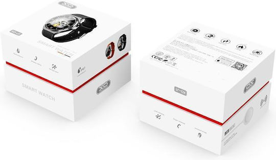 XO J1 Porsche Smartwatch με Παλμογράφο (Μαύρο)