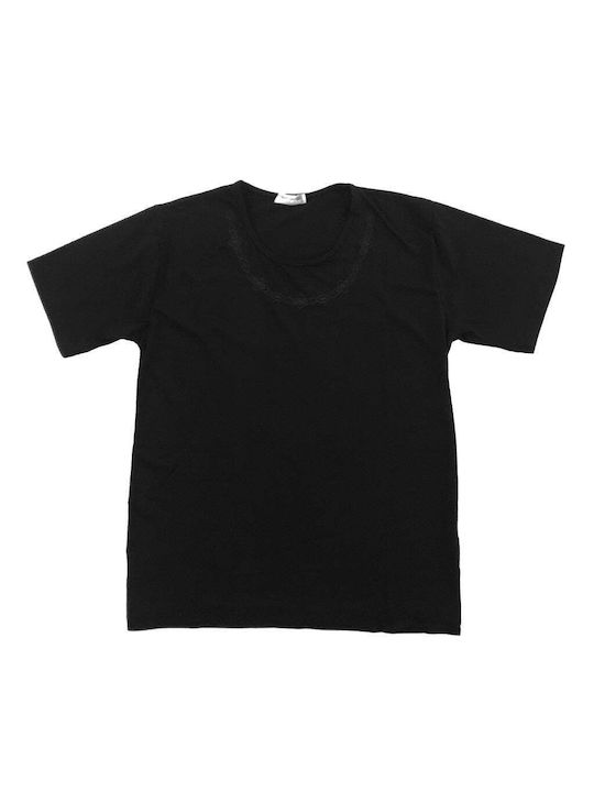 Ustyle Γυναικείο T-shirt Μαύρο