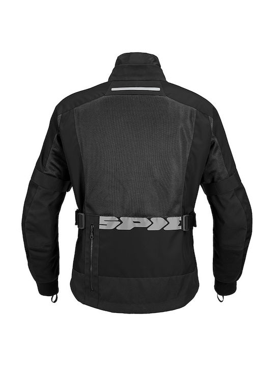 Spidi Net H2Out Sommer Herren Motorradjacke Wasserdicht Schwarz