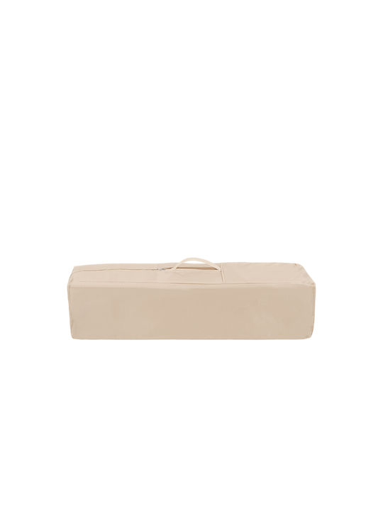 Kikka Boo Milky Way 2023 Playpen 2 Levels with Mattress Beige 125x65cm