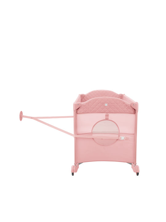 Kikka Boo Milky Way 2023 Кошара за игра 2 Нива с Матрак Розов 125x65см