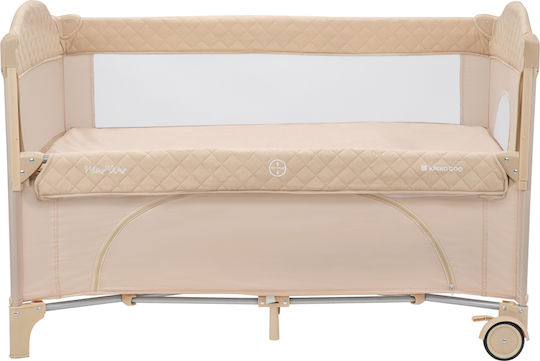 Kikka Boo Milky Way 2023 Playpen 2 Levels with Mattress Beige 125x65cm
