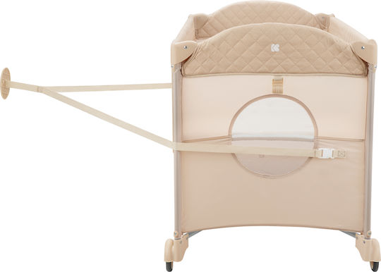 Kikka Boo Milky Way 2023 Playpen 2 Levels with Mattress Beige 125x65cm