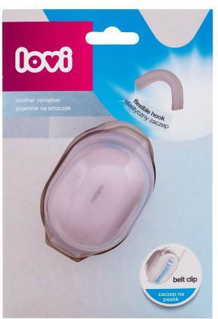 Lovi Baby Husă Pentru Suzetă Din Plastic Albă
