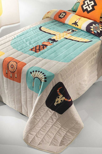 Saint Clair Kinderdecke Einzel Indian Suede Beige 160x220cm