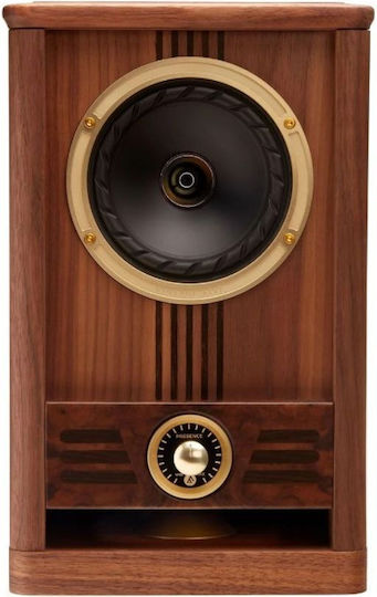 Fyne Audio Vintage Five Pair of Hi-Fi Speakers Bookself 50W 2 No of Drivers W21.9xD26xH35cm. Walnut