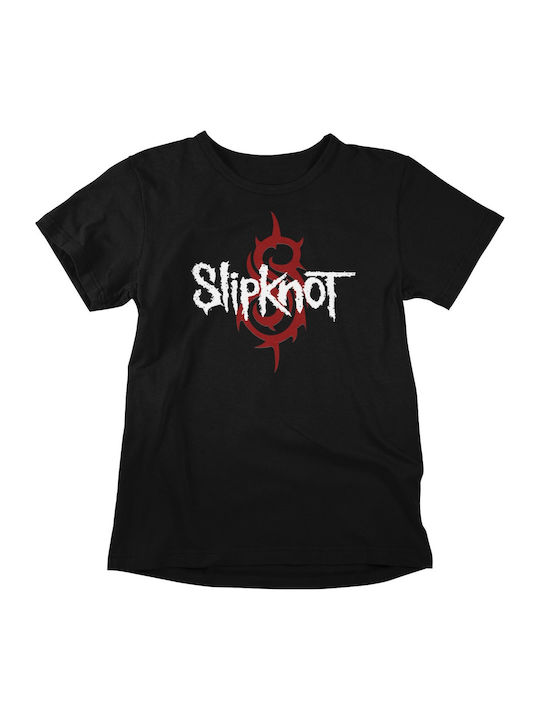 Pegasus Slipknot Logo T-shirt Black Cotton