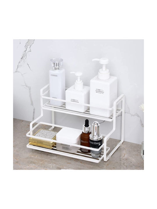 Lalos Tabletop Metal Base 26x20x17cm White