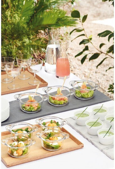 Bormioli Rocco Buffet Gala XS Dip-Schüssel Oval Glas Transparent 9x9cm