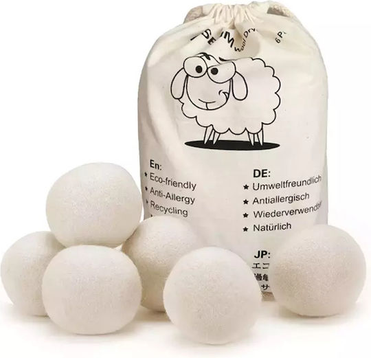 Factory Laundry Balls for Clothes White 6pcs