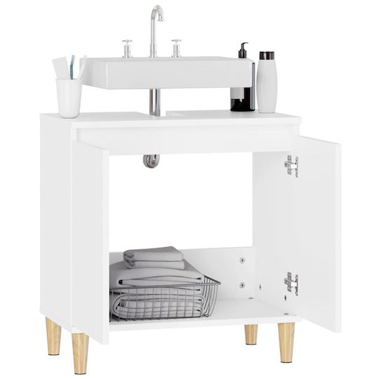 vidaXL Countertop without Sink L58xW33xH60cm White