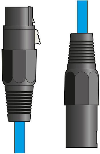 Citronic Cable XLR male - XLR female Μπλε 3m (190.098UK)