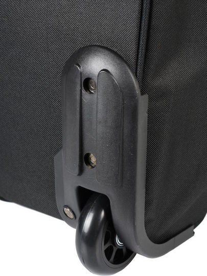 Diplomat Atlanta Sack Voyage 89lt Black with Wheels Fabric L72xW32xH34cm