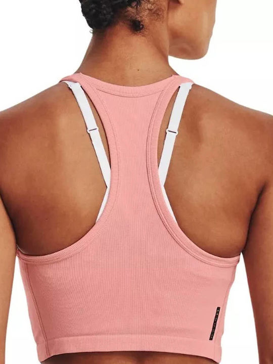 Under Armour Rush Seamless Μπλούζα Ροζ
