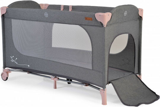 Cangaroo Skyglow Laufstall mit Matratze Rosa 125x62cm